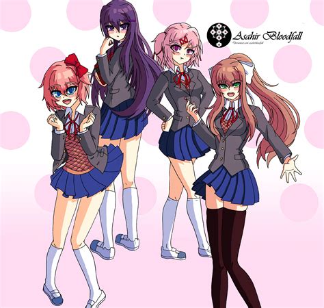 doki doki literature club art